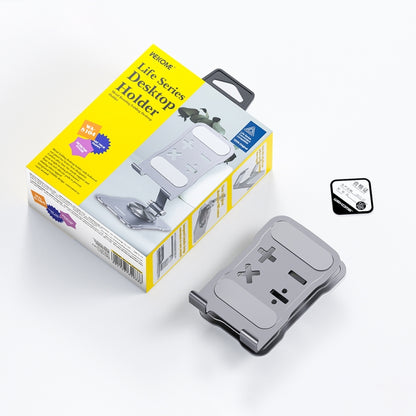 WEKOME WA-S104 Life Series Metal Foldable Rotating Desktop Holder(Tarnish) - Desktop Holder by WK | Online Shopping UK | buy2fix