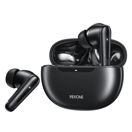 WEKOME WS-15 Starryue True Wireless Bluetooth Earphones(Black) - TWS Earphone by WK | Online Shopping UK | buy2fix