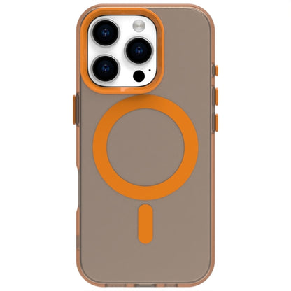 For iPhone 16 Pro Max Candy Magsafe PC Hybrid TPU Phone Case(Orange) by buy2fix