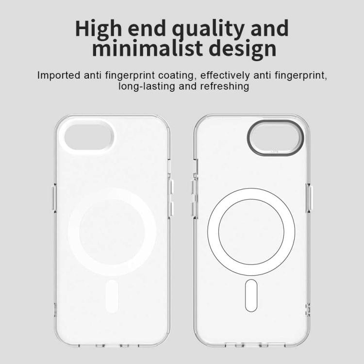 For iPhone 16e Candy Magsafe PC Hybrid TPU Phone Case(White) - iPhone 16e Cases by buy2fix | Online Shopping UK | buy2fix