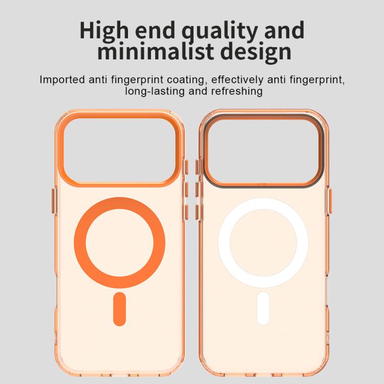 For iPhone 17 Pro Max Candy Magsafe PC Hybrid TPU Phone Case(Orange) - iPhone 17 Pro Max Cases by buy2fix | Online Shopping UK | buy2fix