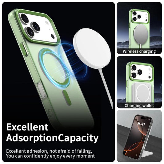 For iPhone 17 Pro Max Candy Magsafe PC Hybrid TPU Phone Case(Green) - iPhone 17 Pro Max Cases by buy2fix | Online Shopping UK | buy2fix