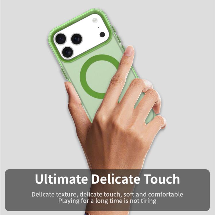 For iPhone 17 Pro Max Candy Magsafe PC Hybrid TPU Phone Case(Green) - iPhone 17 Pro Max Cases by buy2fix | Online Shopping UK | buy2fix