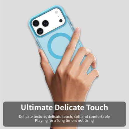For iPhone 17 Pro Candy Magsafe PC Hybrid TPU Phone Case(Blue) - iPhone 17 Pro Cases by buy2fix | Online Shopping UK | buy2fix