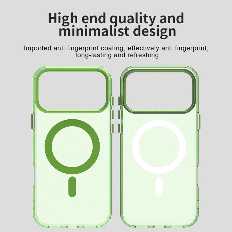 For iPhone 17 Pro Candy Magsafe PC Hybrid TPU Phone Case(Green) - iPhone 17 Pro Cases by buy2fix | Online Shopping UK | buy2fix