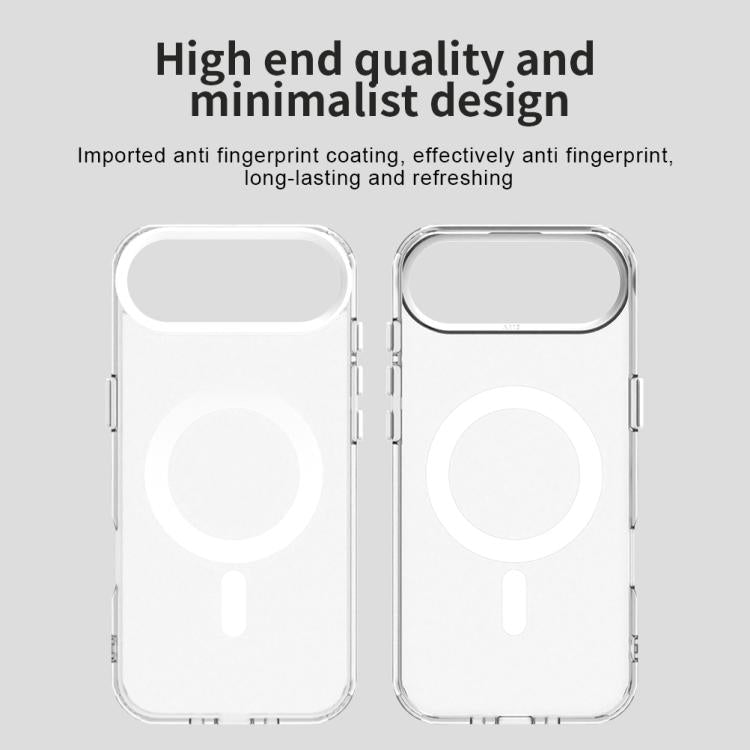 For iPhone Air Candy Magsafe PC Hybrid TPU Phone Case(White) - iPhone Air Cases by buy2fix | Online Shopping UK | buy2fix