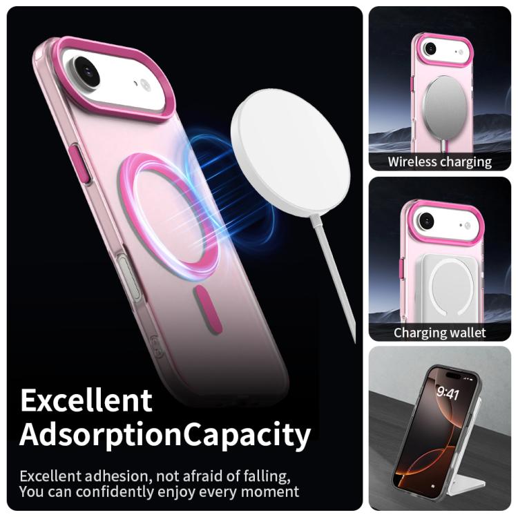 For iPhone Air Candy Magsafe PC Hybrid TPU Phone Case(Red) - iPhone Air Cases by buy2fix | Online Shopping UK | buy2fix