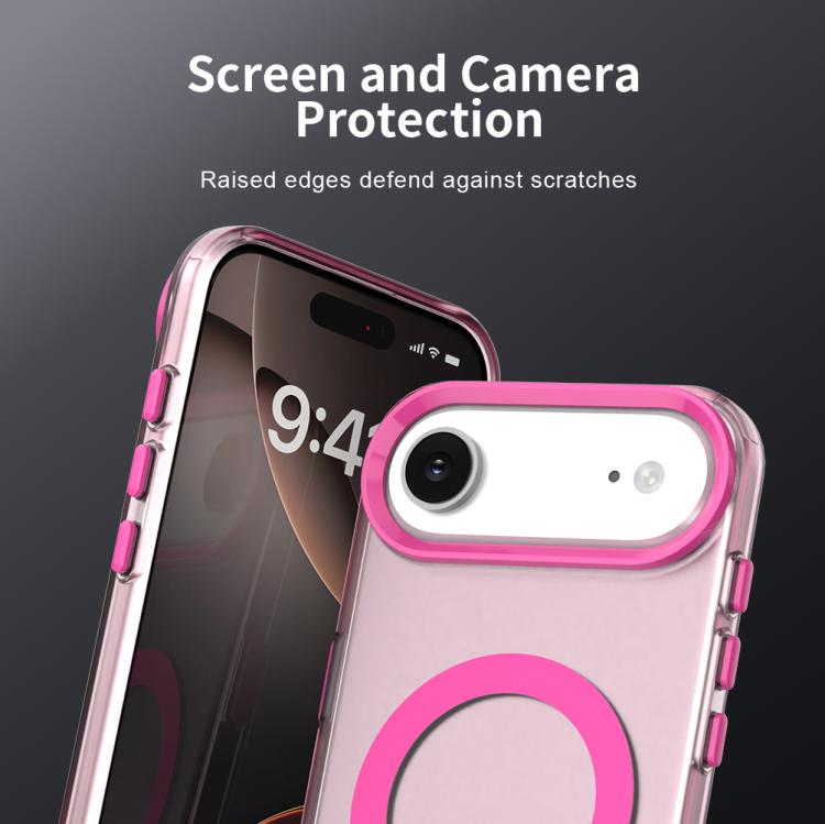 For iPhone Air Candy Magsafe PC Hybrid TPU Phone Case(Red) - iPhone Air Cases by buy2fix | Online Shopping UK | buy2fix