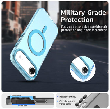 For iPhone Air Candy Magsafe PC Hybrid TPU Phone Case(Blue) - iPhone Air Cases by buy2fix | Online Shopping UK | buy2fix