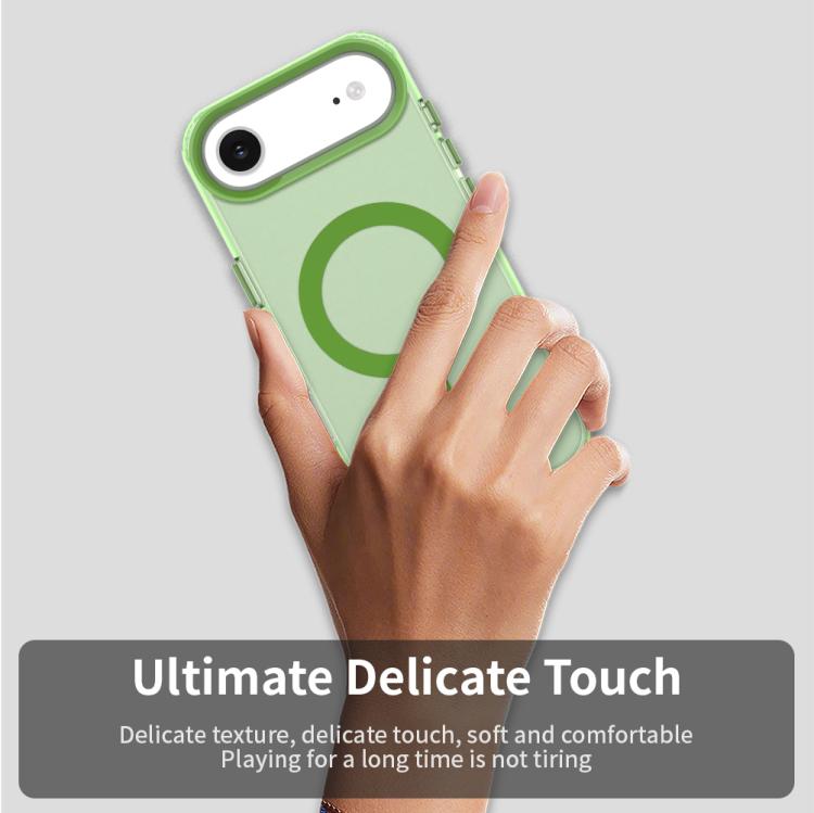 For iPhone Air Candy Magsafe PC Hybrid TPU Phone Case(Green) - iPhone Air Cases by buy2fix | Online Shopping UK | buy2fix