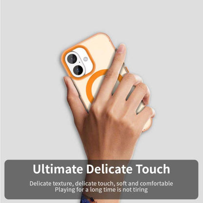 For iPhone 17 Candy Magsafe PC Hybrid TPU Phone Case(Orange) - iPhone 17 Cases by buy2fix | Online Shopping UK | buy2fix