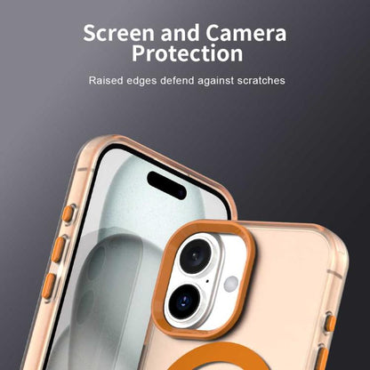 For iPhone 17 Candy Magsafe PC Hybrid TPU Phone Case(Orange) - iPhone 17 Cases by buy2fix | Online Shopping UK | buy2fix