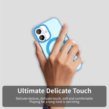For iPhone 17 Candy Magsafe PC Hybrid TPU Phone Case(Blue) - iPhone 17 Cases by buy2fix | Online Shopping UK | buy2fix