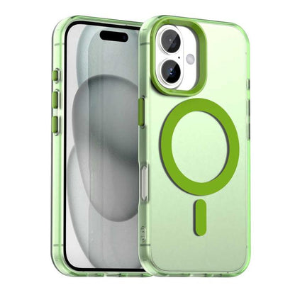 For iPhone 17 Candy Magsafe PC Hybrid TPU Phone Case(Green) - iPhone 17 Cases by buy2fix | Online Shopping UK | buy2fix