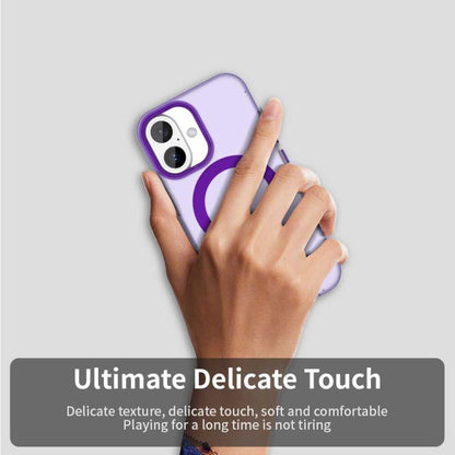 For iPhone 17 Candy Magsafe PC Hybrid TPU Phone Case(Purple) - iPhone 17 Cases by buy2fix | Online Shopping UK | buy2fix