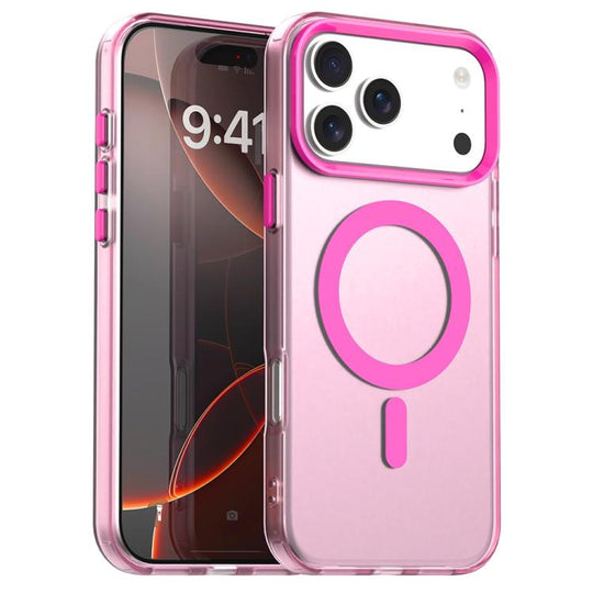 For iPhone 18 Pro Candy Magsafe PC Hybrid TPU Phone Case(Red)