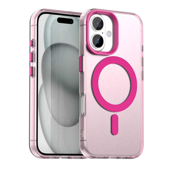 For iPhone 18 Candy Magsafe PC Hybrid TPU Phone Case(Red)