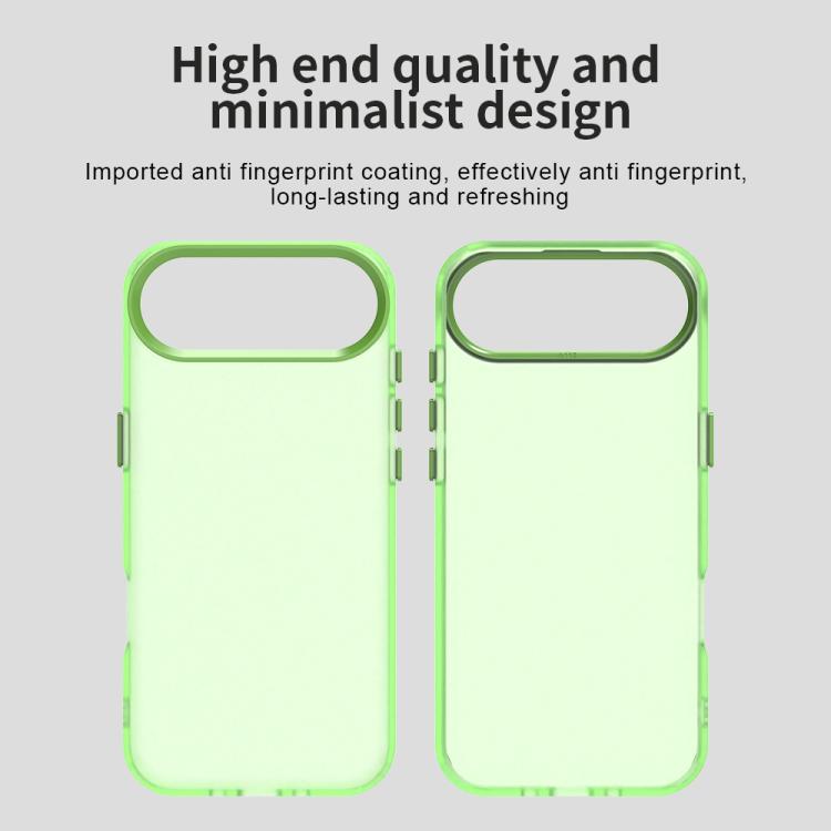 For iPhone Air Candy PC Hybrid TPU Shockproof Phone Case(Green) - iPhone Air Cases by buy2fix | Online Shopping UK | buy2fix
