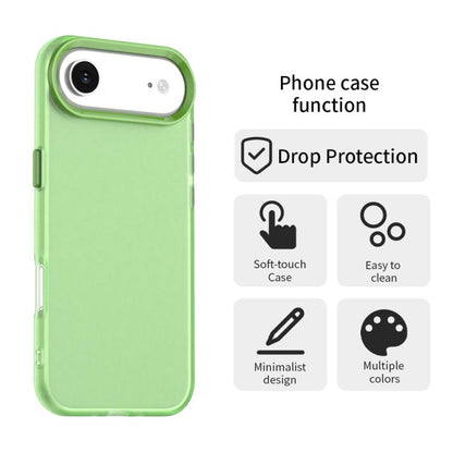For iPhone Air Candy PC Hybrid TPU Shockproof Phone Case(Green) - iPhone Air Cases by buy2fix | Online Shopping UK | buy2fix