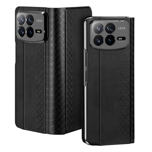 For Xiaomi Mix Fold 4 DUX DUCIS Bril Series PU + TPU Phone Case(Black) - Xiaomi Cases by DUX DUCIS | Online Shopping UK | buy2fix