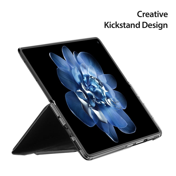 For Xiaomi Mix Fold 4 DUX DUCIS Bril Series PU + TPU Phone Case(Black) - Xiaomi Cases by DUX DUCIS | Online Shopping UK | buy2fix
