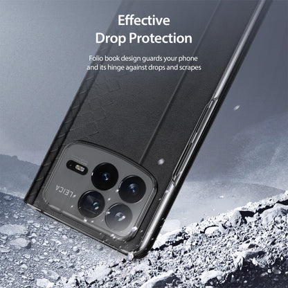 For Xiaomi Mix Fold 4 DUX DUCIS Bril Series PU + TPU Phone Case(Black) - Xiaomi Cases by DUX DUCIS | Online Shopping UK | buy2fix