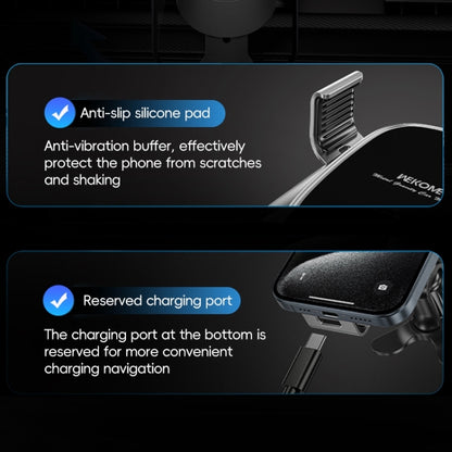 WEKOME WA-S58 K-Captain Metal Car Air Outlet Gravity Holder(Tarnish) by WK