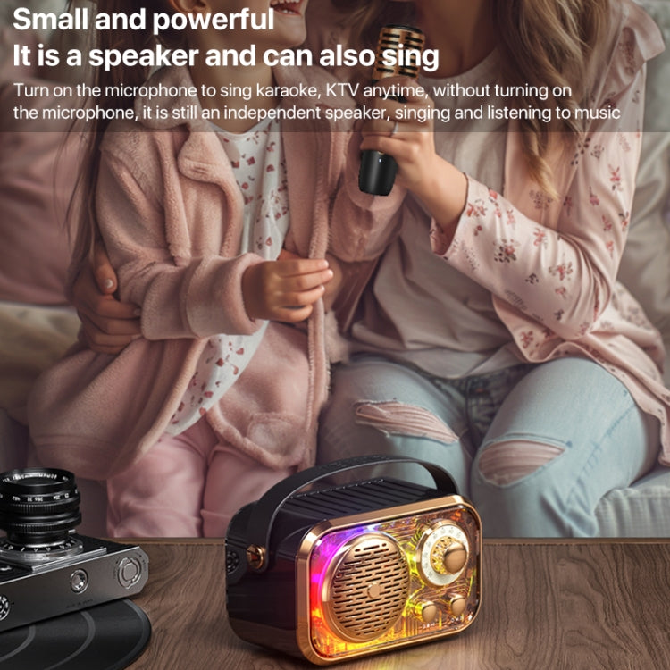 WEKOME WD-03 Meytang Karaoke Wireless Bluetooth Speaker(Black) - Desktop Speaker by WK | Online Shopping UK | buy2fix