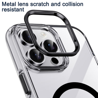 For iPhone 16 Airbag PC Hybrid TPU Magsafe Phone Case(Clear Blue) by buy2fix