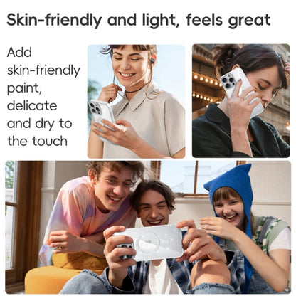 For iPhone 16 Pro Shiny Shield MagSafe Lens Holder Phone Case(Purple) by buy2fix