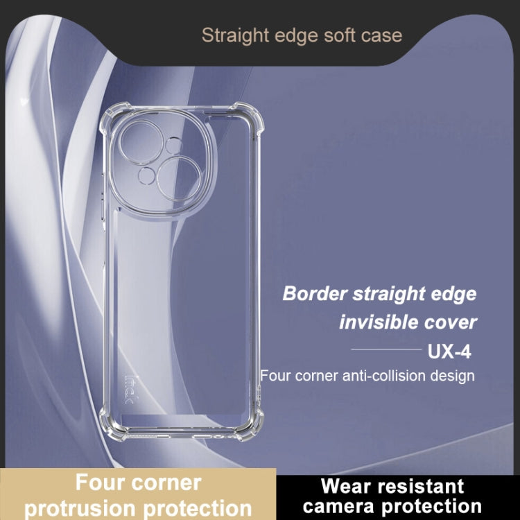 For Tecno Spark Go 1 / Go 2025 IMAK UX-4 Series Four-corner Shockproof Phone Case(Transparent) - Tecno Cases by imak | Online Shopping UK | buy2fix