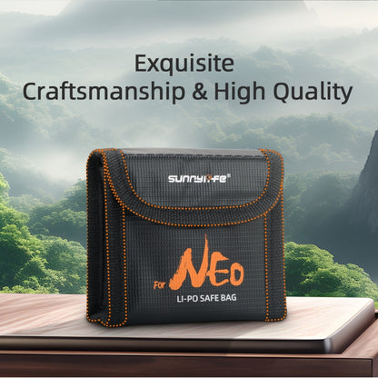 For DJI Neo Sunnylife Battery Explosion-proof Safe Bag Protective Li-Po Safe Bag(For 2pcs Batteries) - Cases & Bags by Sunnylife | Online Shopping UK | buy2fix