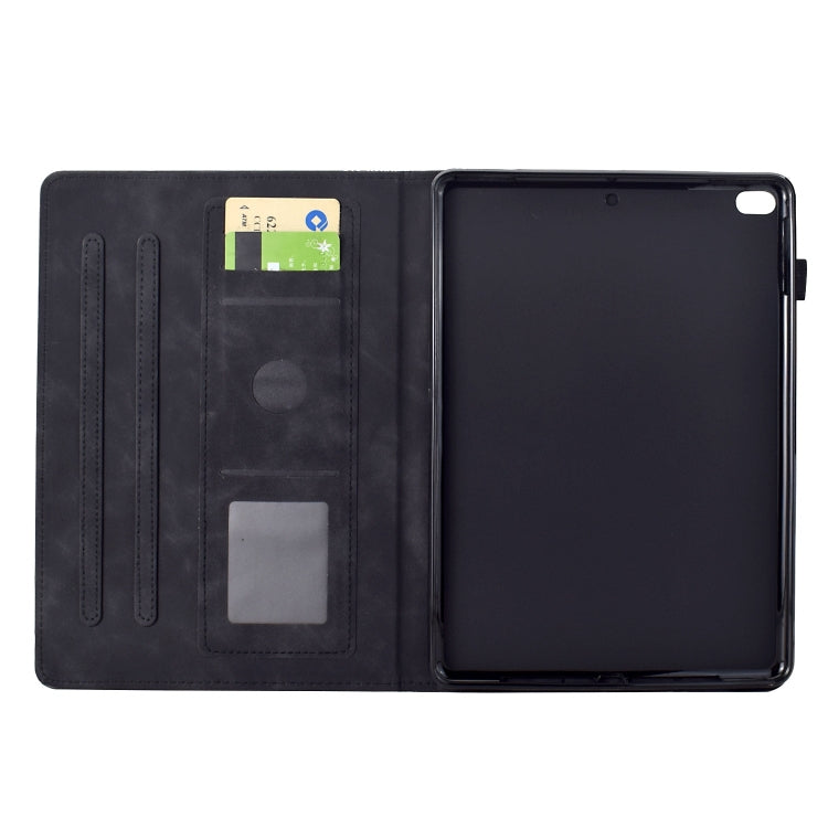 For iPad Pro 9.7 / 9.7 2018 / 2017 Cats Embossed Leather Smart Tablet Case(Black) - iPad 9.7 (2018) & (2017) Cases by buy2fix | Online Shopping UK | buy2fix