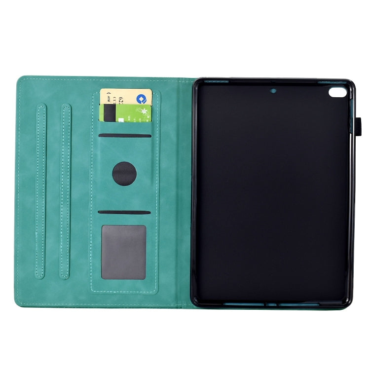 For iPad Pro 9.7 / 9.7 2018 / 2017 Cats Embossed Leather Smart Tablet Case(Light Blue) - iPad 9.7 (2018) & (2017) Cases by buy2fix | Online Shopping UK | buy2fix