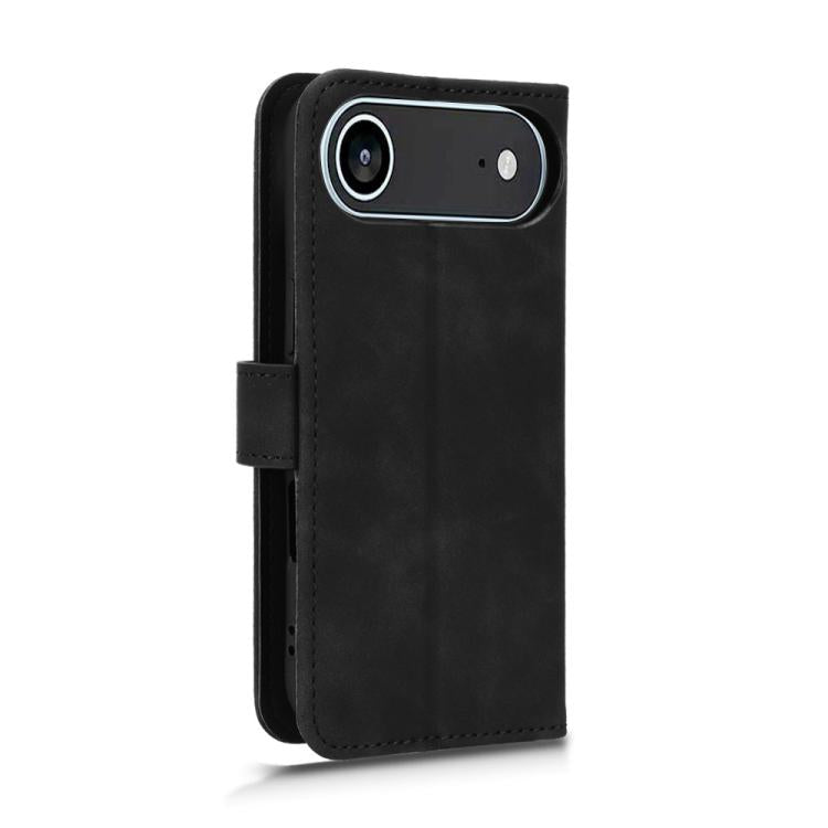 For iPhone Air Skin Feel Magnetic Flip Leather Phone Case(Black) - iPhone Air Cases by buy2fix | Online Shopping UK | buy2fix