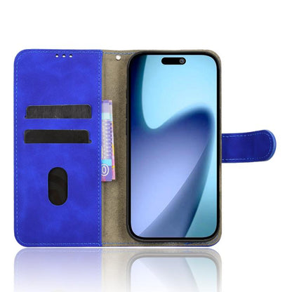 For iPhone Air Skin Feel Magnetic Flip Leather Phone Case(Blue) - iPhone Air Cases by buy2fix | Online Shopping UK | buy2fix