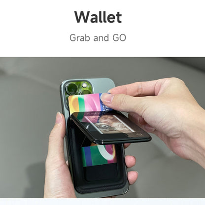 Smart Ink Screen MagSafe Magnetic DIY Wallet Card Holder Case(Pink) - Adhesive Card Holders by buy2fix | Online Shopping UK | buy2fix