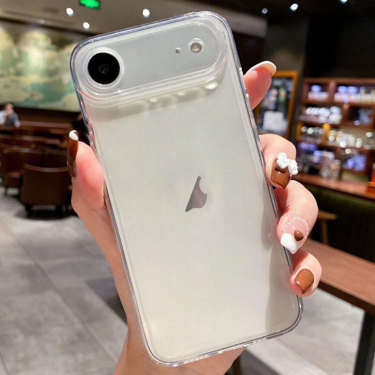 For iPhone Air Angel Eye Straight Edge Full Cover TPU Phone Case(Transparent) - iPhone Air Cases by buy2fix | Online Shopping UK | buy2fix