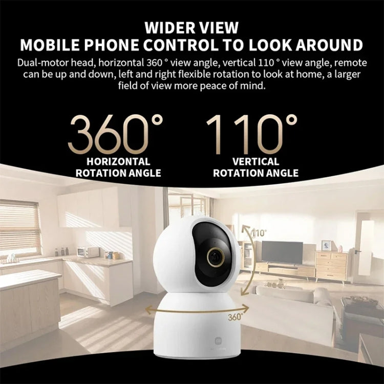 Original Xiaomi Smart Camera C700 4K 360 Viewing Angle Full-Color Night Vision AI Camera, Plug:US Plug - Wireless Camera by Xiaomi | Online Shopping UK | buy2fix