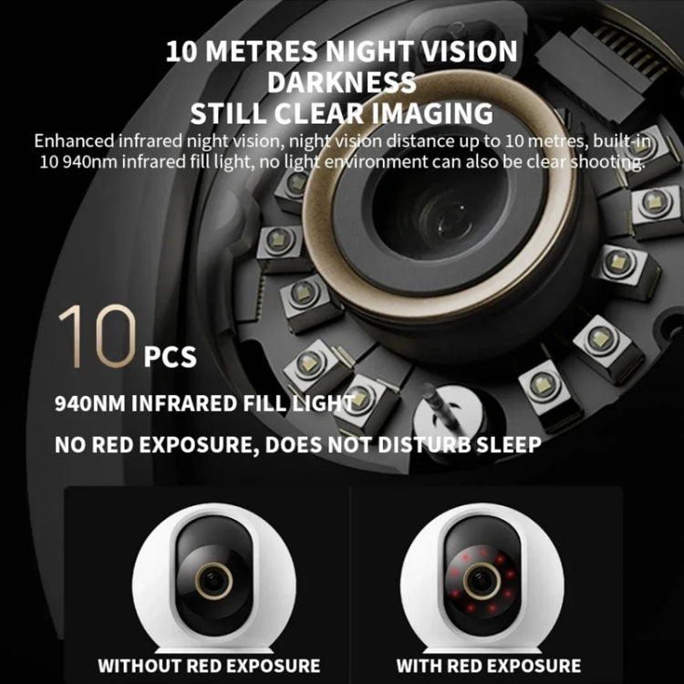 Original Xiaomi Smart Camera C700 4K 360 Viewing Angle Full-Color Night Vision AI Camera, Plug:US Plug - Wireless Camera by Xiaomi | Online Shopping UK | buy2fix