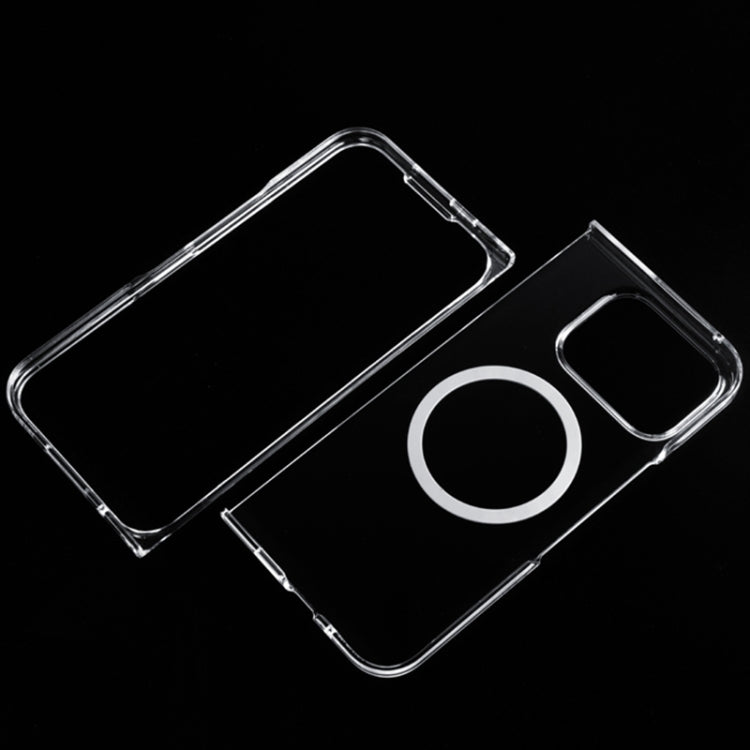 For Google Pixel 9 Pro Fold UV Transparent MagSafe PC Shockproof Phone Case by buy2fix