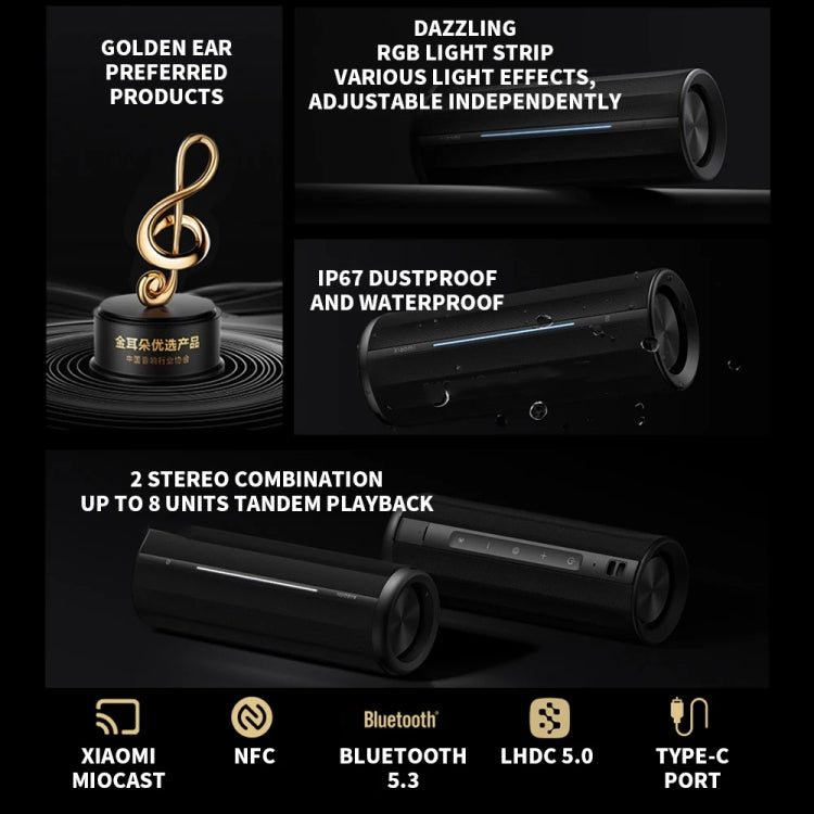 Xiaomi Bluetooth Speaker Support NFC Connection & Bluetooth Call(Black) - Desktop Speaker by Xiaomi | Online Shopping UK | buy2fix