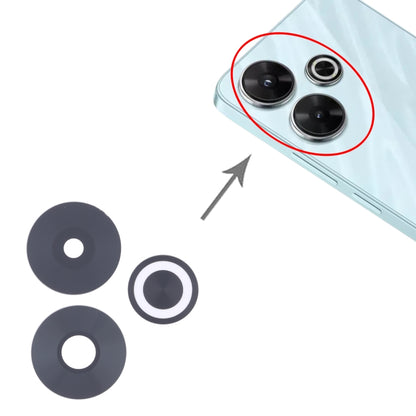 For Xiaomi Redmi Note 13R 10pcs Back Camera Lens by buy2fix