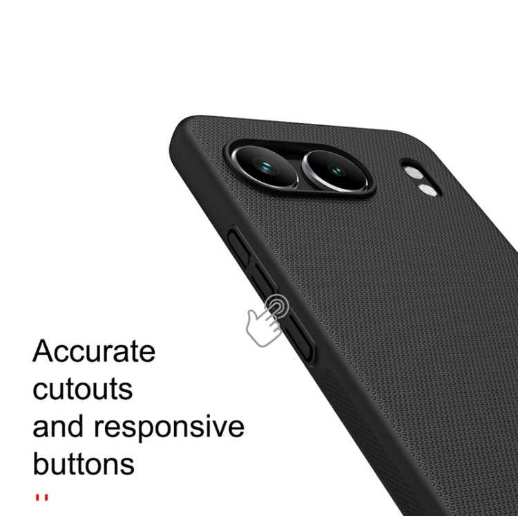 For OnePlus Nord 4 5G NILLKIN Frosted PC Phone Case(Black) - Nord 4 Cases by NILLKIN | Online Shopping UK | buy2fix