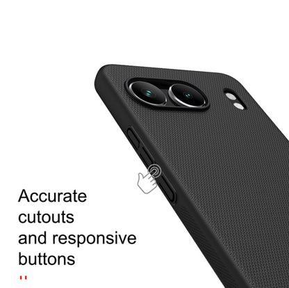 For OnePlus Nord 4 5G NILLKIN Frosted PC Phone Case(Black) - Nord 4 Cases by NILLKIN | Online Shopping UK | buy2fix
