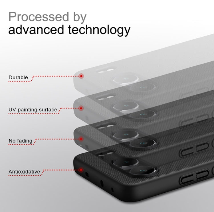 For OnePlus Nord 4 5G NILLKIN Frosted PC Phone Case(Black) - Nord 4 Cases by NILLKIN | Online Shopping UK | buy2fix