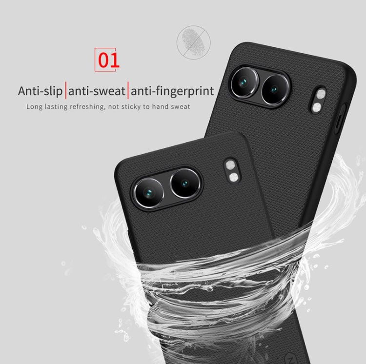 For OnePlus Nord 4 5G NILLKIN Frosted PC Phone Case(Black) - Nord 4 Cases by NILLKIN | Online Shopping UK | buy2fix