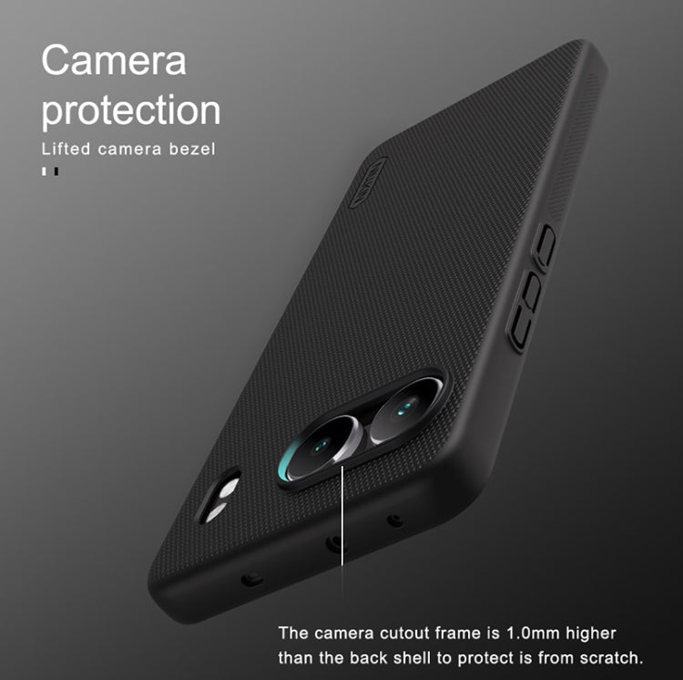 For OnePlus Nord 4 5G NILLKIN Frosted PC Phone Case(Black) - Nord 4 Cases by NILLKIN | Online Shopping UK | buy2fix