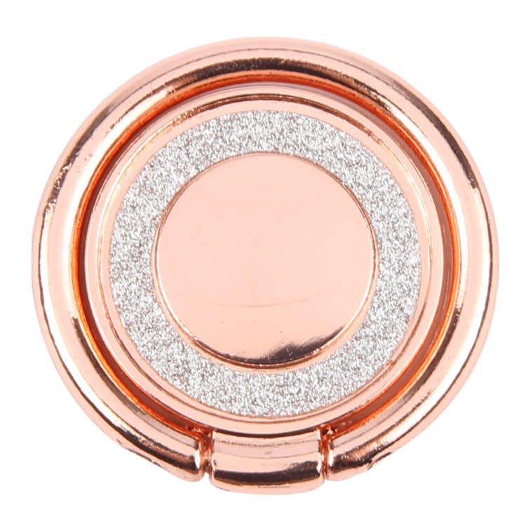 Glitter Metal Mobile Phone Ring Holder(Rose Gold) - Ring Holder by buy2fix | Online Shopping UK | buy2fix
