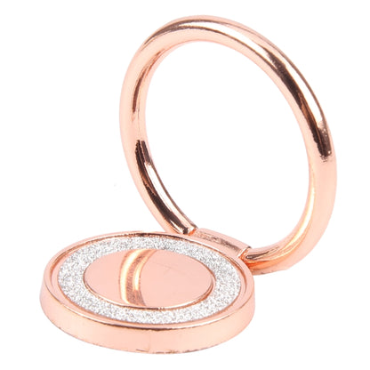 Glitter Metal Mobile Phone Ring Holder(Rose Gold) - Ring Holder by buy2fix | Online Shopping UK | buy2fix